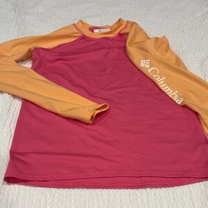 Columbia Kids' Vibrant Pink and Orange Long Sleeve Tee